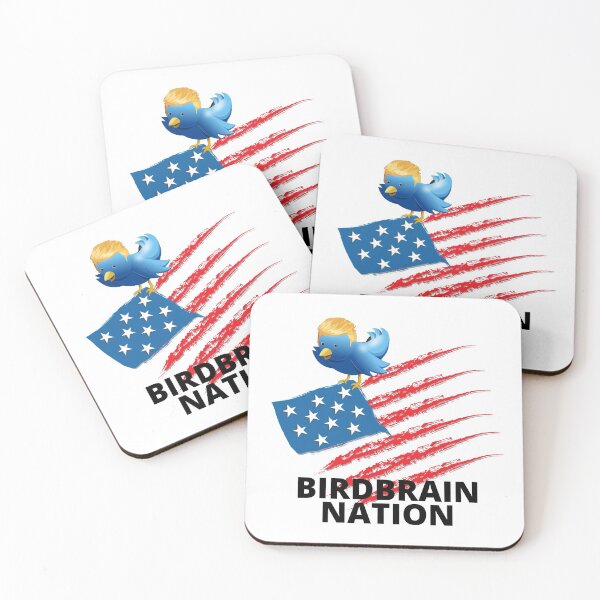 Item preview, BIRDBRAIN NATION Face Mask At RED BUBBLE designed and sold by walkingrock.