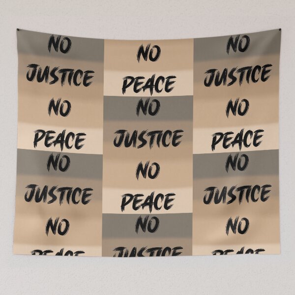 Item preview, No justice no peace  designed and sold by Zoe Bledsoe.