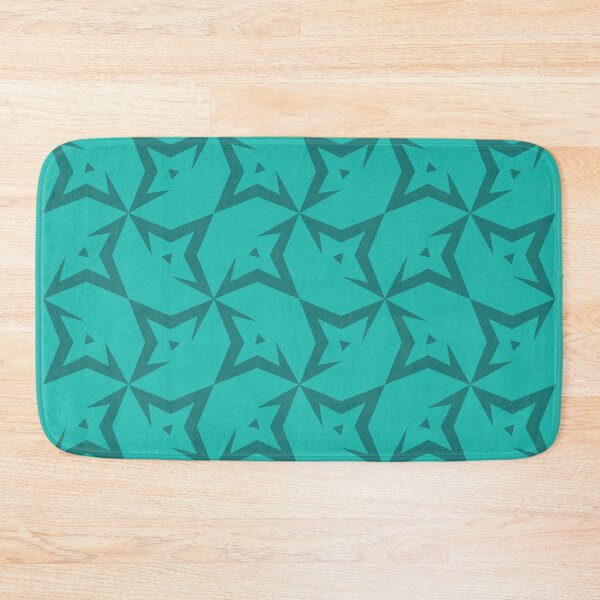 Item preview, Green Pointed Star Pattern designed and sold by kjeppson.