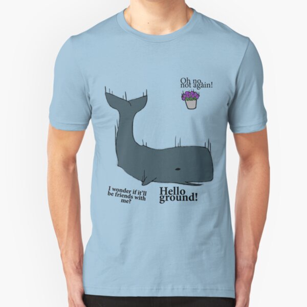 Hello Ground! - Hitchhiker's Guide To The Galaxy Slim Fit T-Shirt