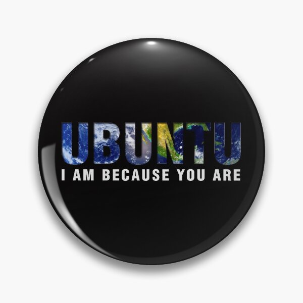 Item preview, Ubuntu - I am because you Are (black background) designed and sold by Audrey Krüger.