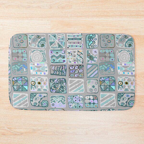 Item preview, Abstract pattern of geometric shapes freehand drawing designed and sold by Nata-V.