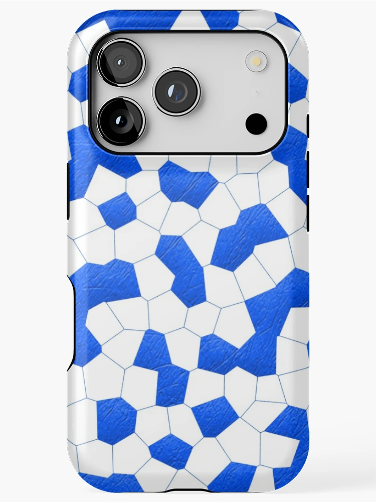 Thumbnail 1 of 4, iPhone Case, Abstract Blue Pattern designed and sold by Corbitron.
