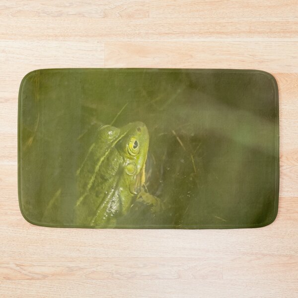 Item preview, Green frog hiding in the reed designed and sold by xophotography.
