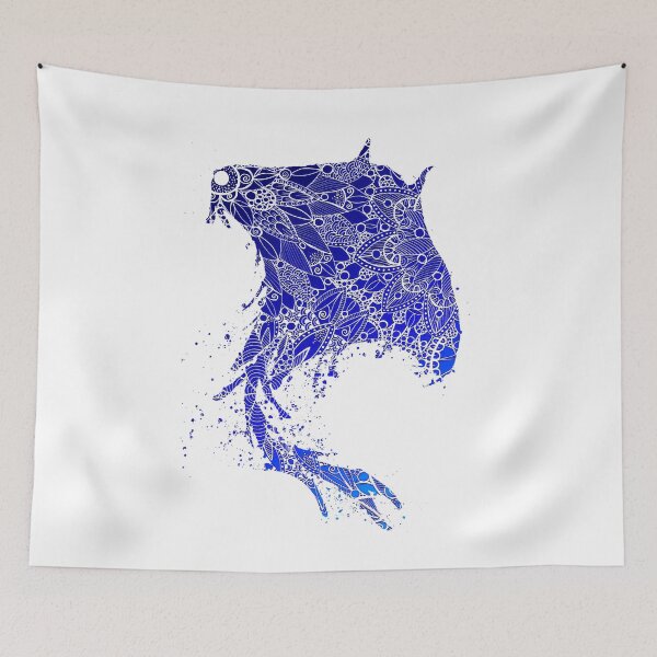 Item preview, Blue Mandala Stingray designed and sold by Sebastian Grafmann.