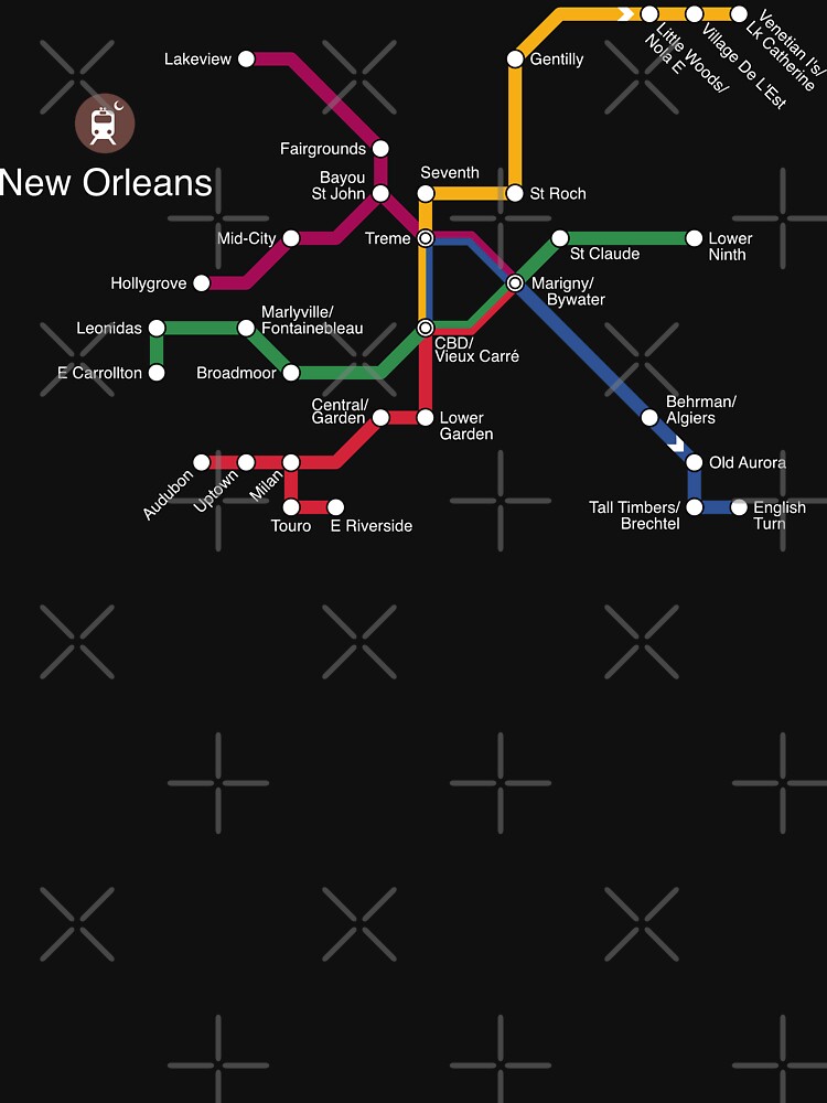 New Orleans (white) by arrtworks