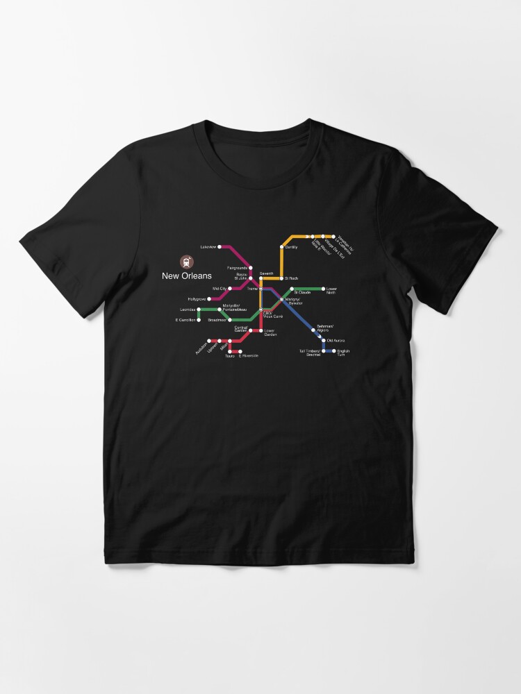 Alternate view of New Orleans (white) Essential T-Shirt
