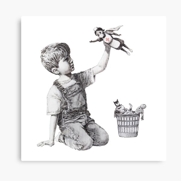 Game Changer Superhero Canvas Print