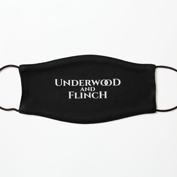 U&F White Logo Kids Mask