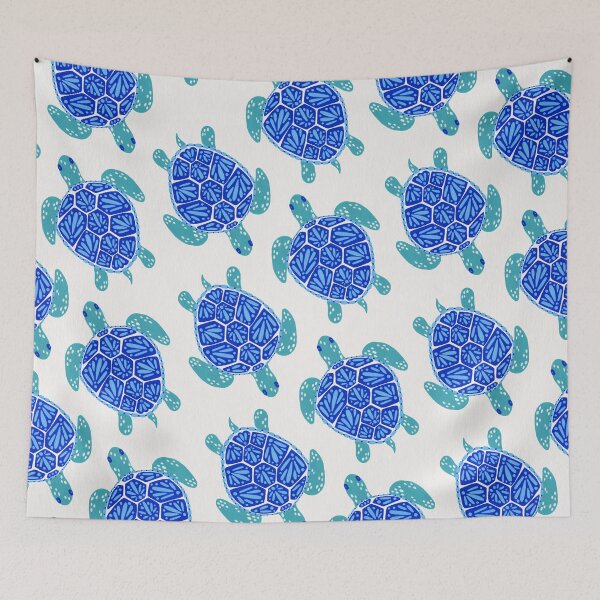 Item preview, Sea Turtle – Blue Palette designed and sold by Cat Coquillette.