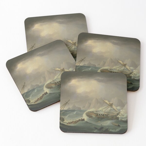 Item preview, Shipwreck Off A Rocky Coast designed and sold by warishellstore.