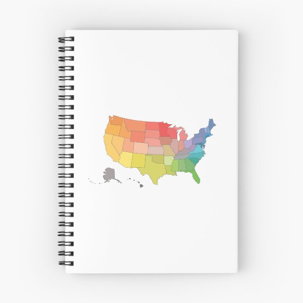 Item preview, Colored USA Vector Art (Black Lines) Graphic designed and sold by adotpng.
