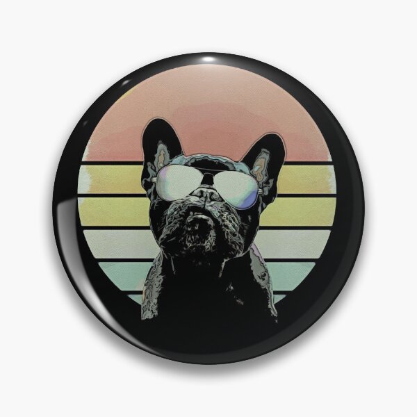 Item preview, French bulldog lovers, 80s style vintage designed and sold by Collagedream.