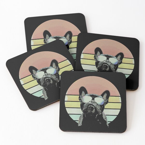 Item preview, French bulldog lovers, 80s style vintage designed and sold by Collagedream.