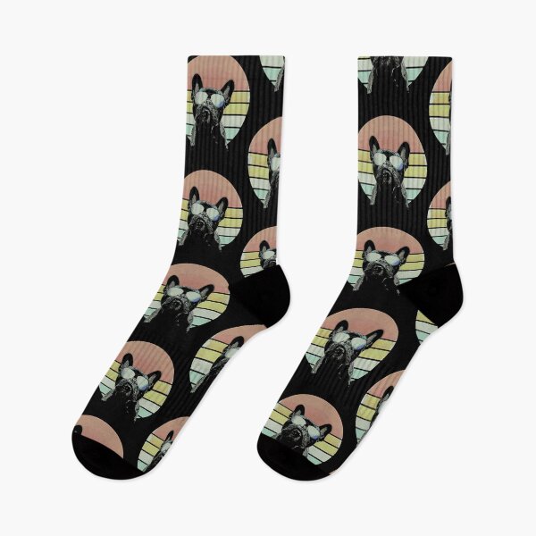 Item preview, French bulldog lovers, 80s style vintage designed and sold by Collagedream.