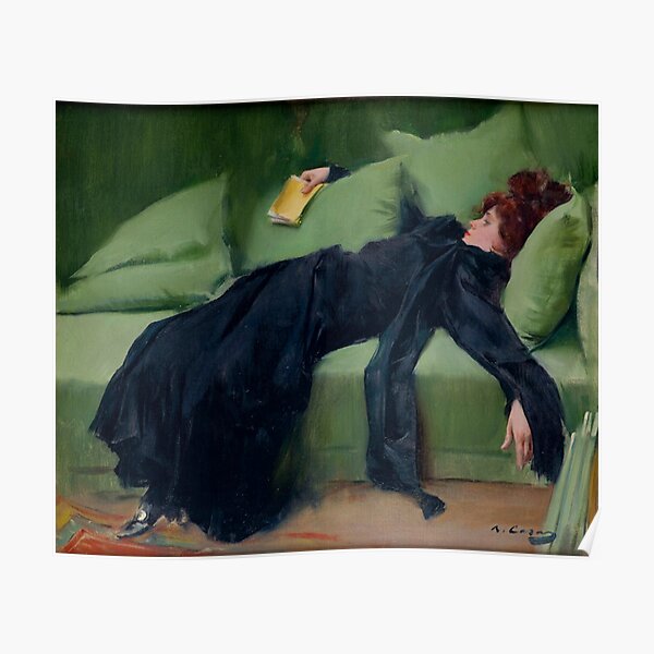 A DECADENT GIRL - RAMON CASAS Poster