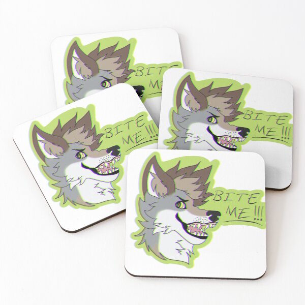 Item preview, Bite me! wolf design designed and sold by art-by-ace.