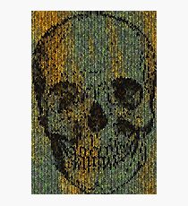 knitted skull Photographic Print