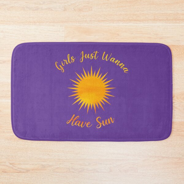 Item preview,  Girls Just Wanna Have Sun -  Watercolour Style Summer Quote Design designed and sold by Sarah Wainwright.