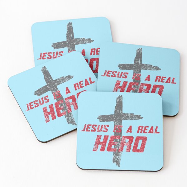 Item preview, Jesus is a Real Hero - Christian Design designed and sold by ShareYourFaith.