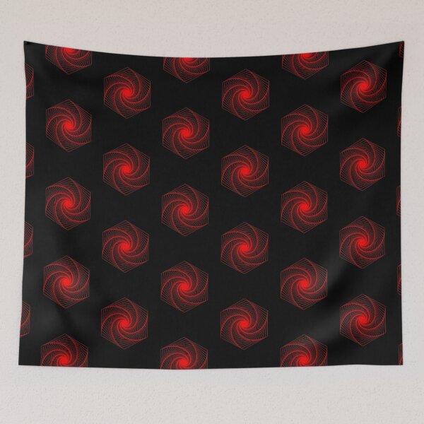 Item preview, 3D Polygonal Design in Red designed and sold by basitcv.