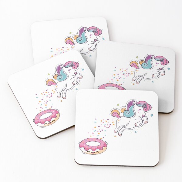 Item preview, Funny Unicorn Colorful Poo, Happy donut  designed and sold by Funny-Vintage.
