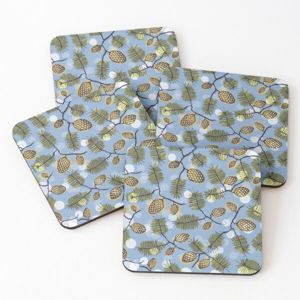 Item preview, Fir Cones and Twigs Spruce Design designed and sold by PurpleTank.