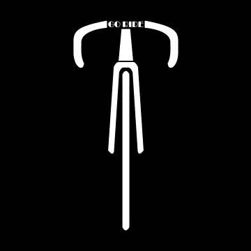 Artwork thumbnail, Go Ride Your Bicycle White by RabeDesigns
