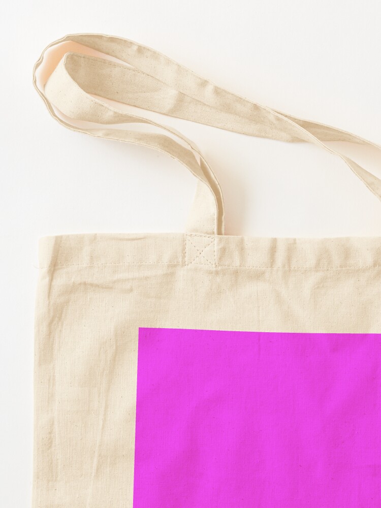 Solid Powder Pink Color Tote Bag