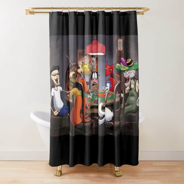 Stupid Dog Shower Curtain