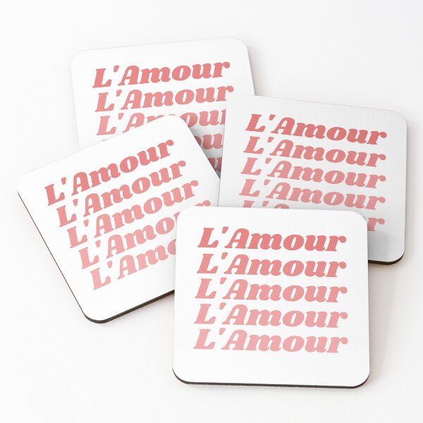 Item preview, L'Amour, French Phrase, France Quote designed and sold by RougeAtelier.