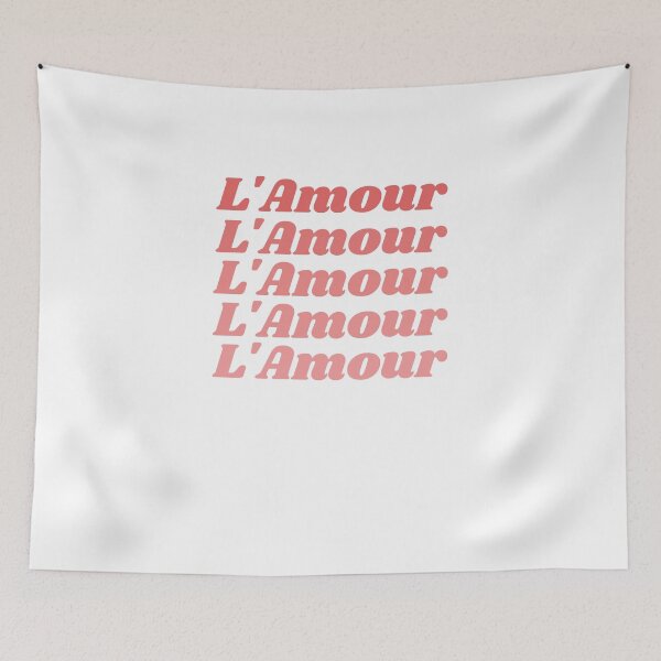 Item preview, L'Amour, French Phrase, France Quote designed and sold by RougeAtelier.