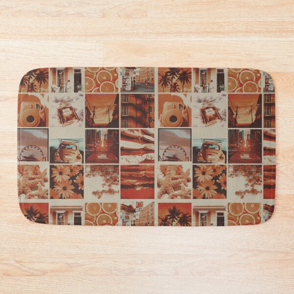 Item preview, orange aesthetic collage designed and sold by eshna.