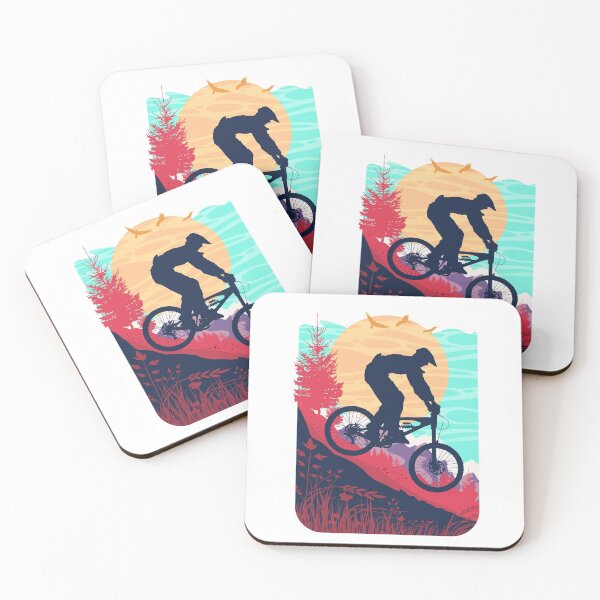 Item preview, Ciclista de montaña designed and sold by hickhopshop.