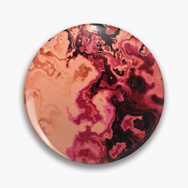 Item preview, MELON & BEED RED MARBLED GEODE designed and sold by Pia Schneider.