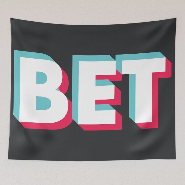 Item preview, Bet Glitch White designed and sold by BeyondTheDeck.
