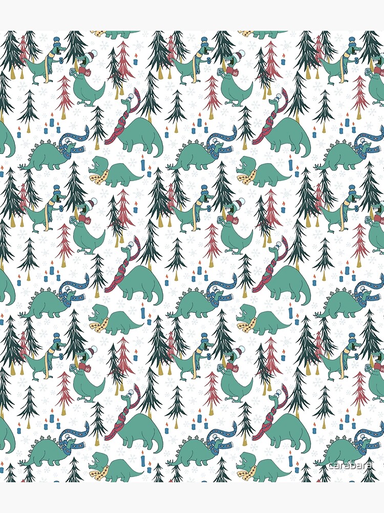 Dinosaur Hygge Party in the Forest by carabara
