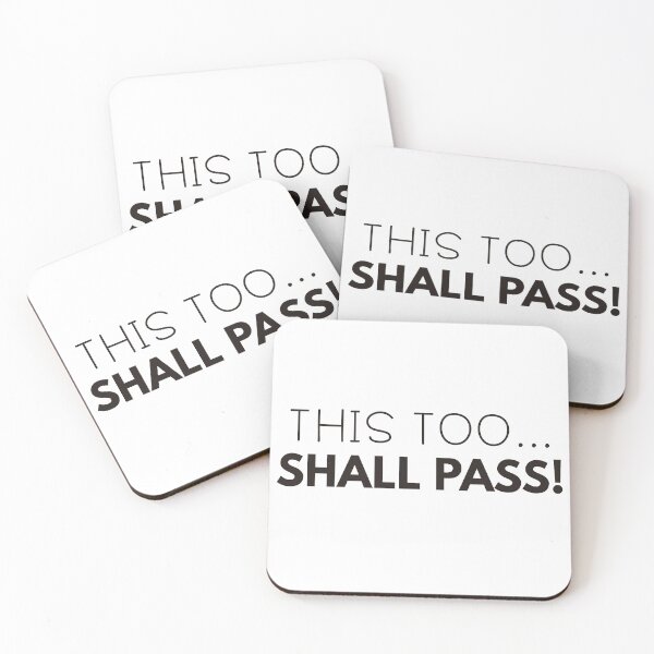 Item preview, THIS TOO SHALL PASS designed and sold by simplisticated.