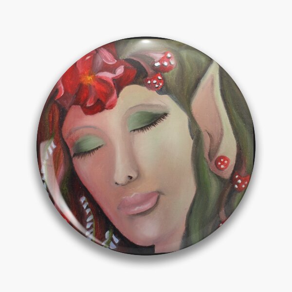 Item preview, Woodland elfin from Oil painting designed and sold by zenartwear.