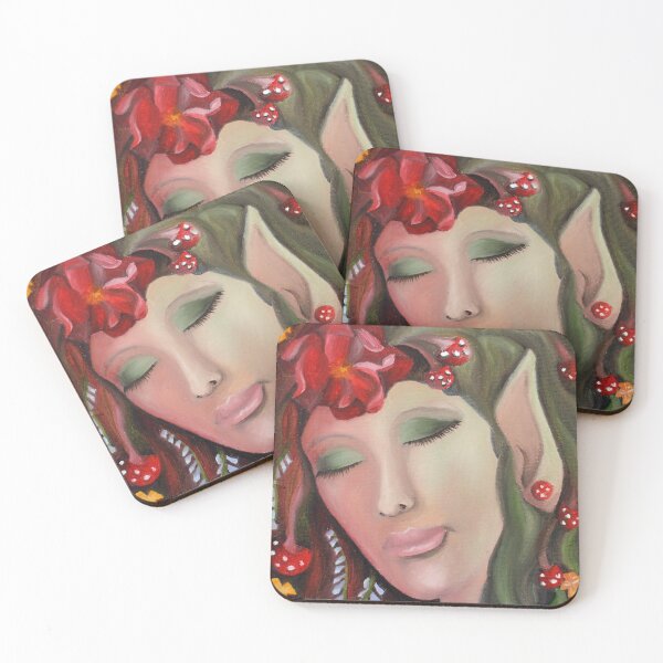 Item preview, Woodland elfin from Oil painting designed and sold by zenartwear.