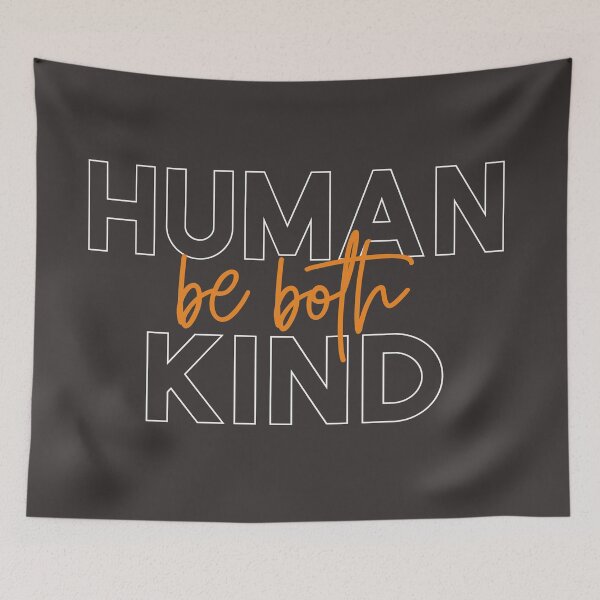 Item preview, Humankind Human Humanity Be Kind Be Both Kindness Hope Message Inspiration designed and sold by Angie Menegay.