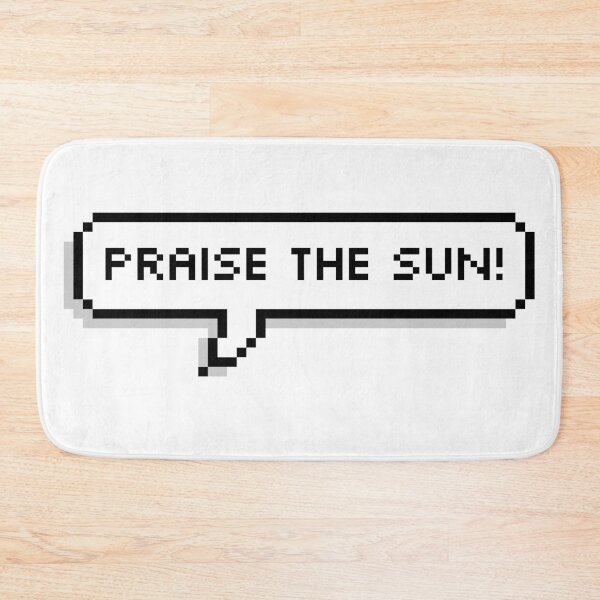 Item preview, Praise the Sun! Pixel Speech Bubble Sticker designed and sold by Lemon  Merch.