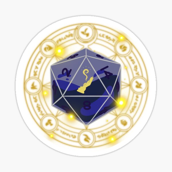 Aperçu de l'œuvre Wizard D20 créée et vendue par LittlePoofs.