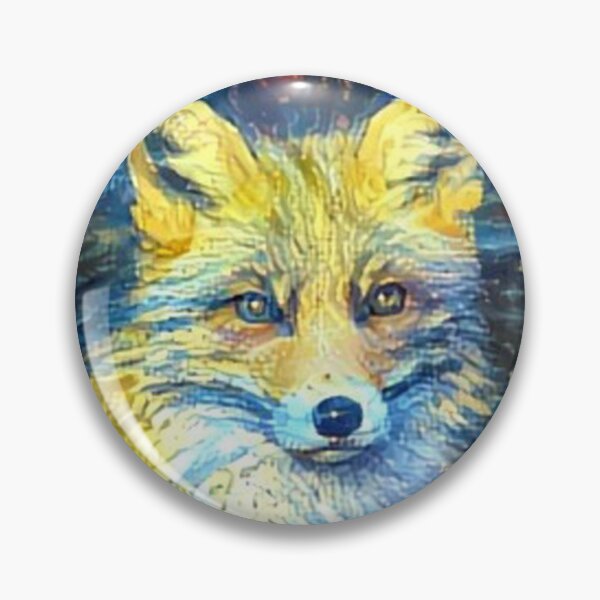 Item preview, Stay Clever Fox Starry Night Art Mashup designed and sold by creative321.