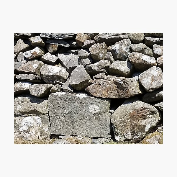 Dry Stone Wall Photographic Print