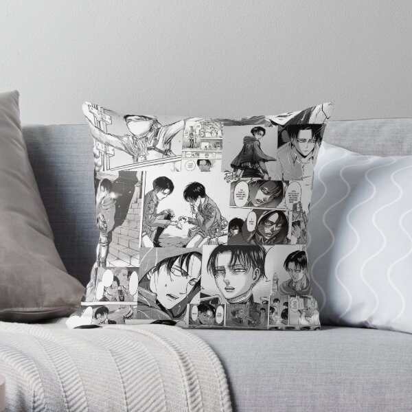 Levi Manga Collage Coussin