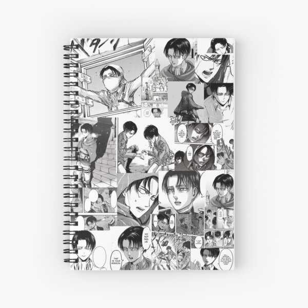 Levi Manga Collage Cahier à spirale