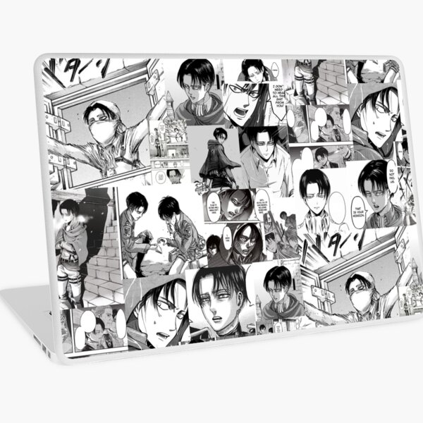 Levi Manga Collage Vinilo para portátil