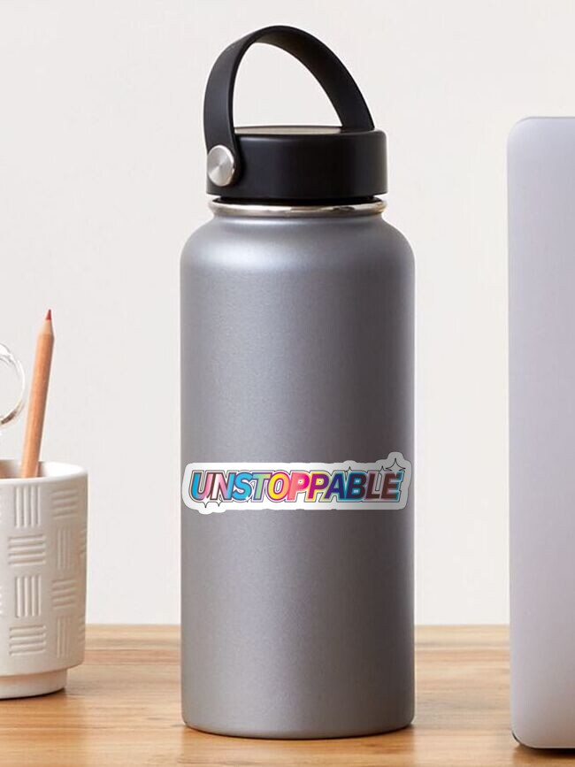 Thumbnail 1 of 3, Sticker, UNSTOPPABLE 2020 Horizontal designed and sold by masklayer.