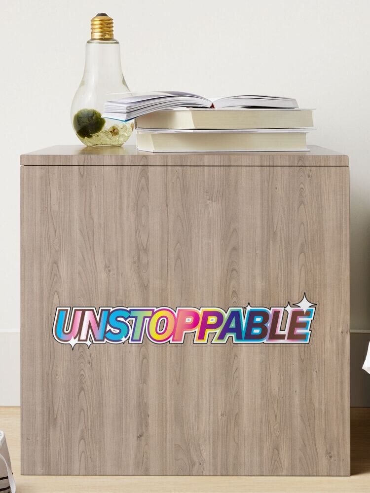Thumbnail 1 of 3, Sticker, UNSTOPPABLE 2020 Horizontal designed and sold by masklayer.